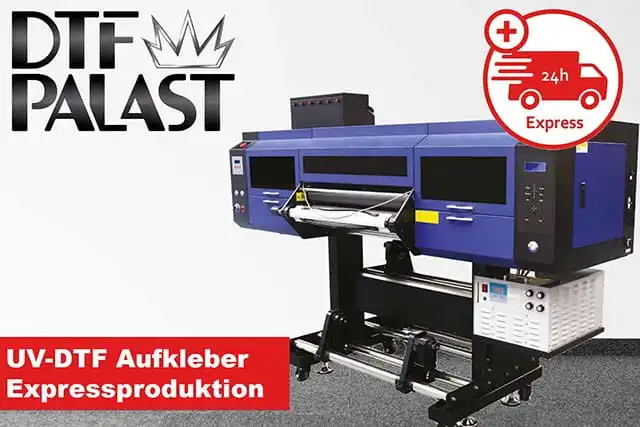 Express UV DTF-Transfers in Perfektion von DTF-Palast