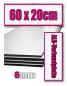 Preview: 60x20cm Aluminium-Verbundplatte 6mm im UV-Direktdruck