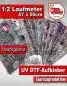 Preview: EXPRESS-PRODUKTION Premium UV DTF Transfer Rub-On Aufkleber 57 x 50 cm