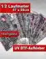 Preview: Premium UV DTF Transfer Rub-On Aufkleber 57 x 50 cm