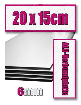 20x15cm Aluminium-Verbundplatte 6mm im UV-Direktdruck