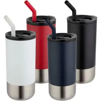 Grayson 480 ml RCS recycelter Isolierbecher mit Trinkhalm