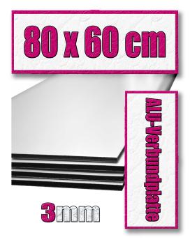 80x60cm Aluminium-Verbundplatte 3mm