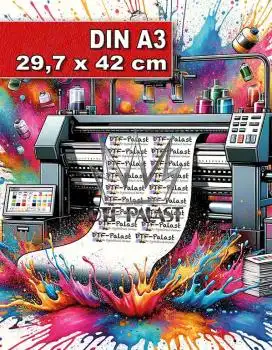 Premium DTF-Transfer HotPeel - DIN A3 29,7x42cm