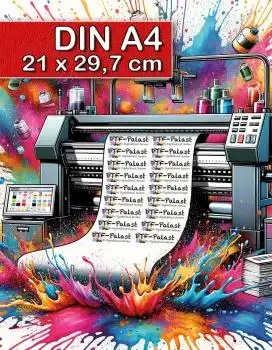 Premium DTF-Transfer HotPeel - DIN A4 21x29,7cm