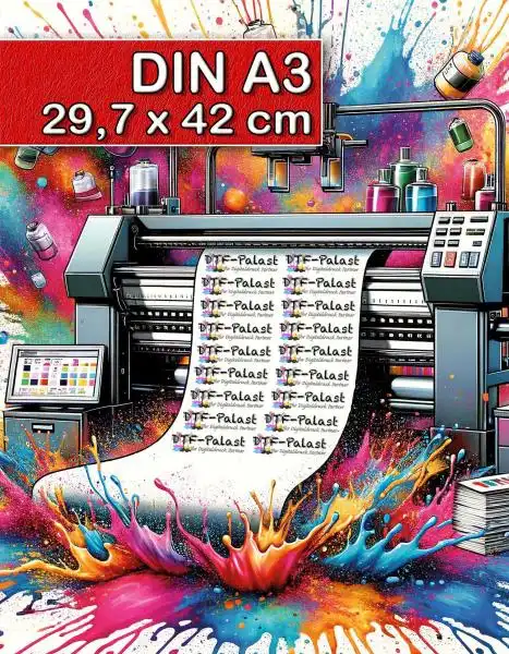 Premium DTF-Transfer HotPeel - DIN A3 29,7x42cm